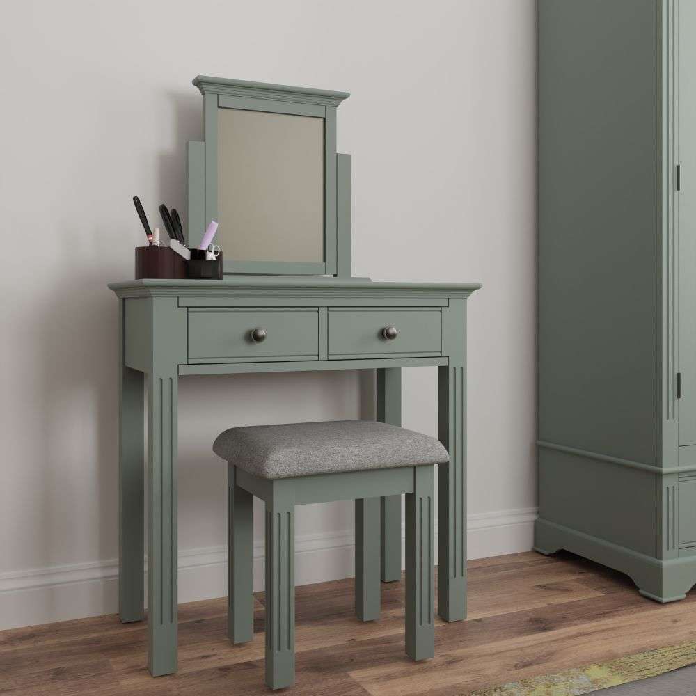 Dressing table stool discount green