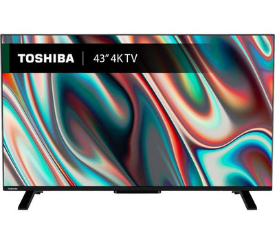 Toshiba 43UV2363DB 43`` Smart Vidaa, Borderless 4K Hdr, Satellite Tuner, Disney+