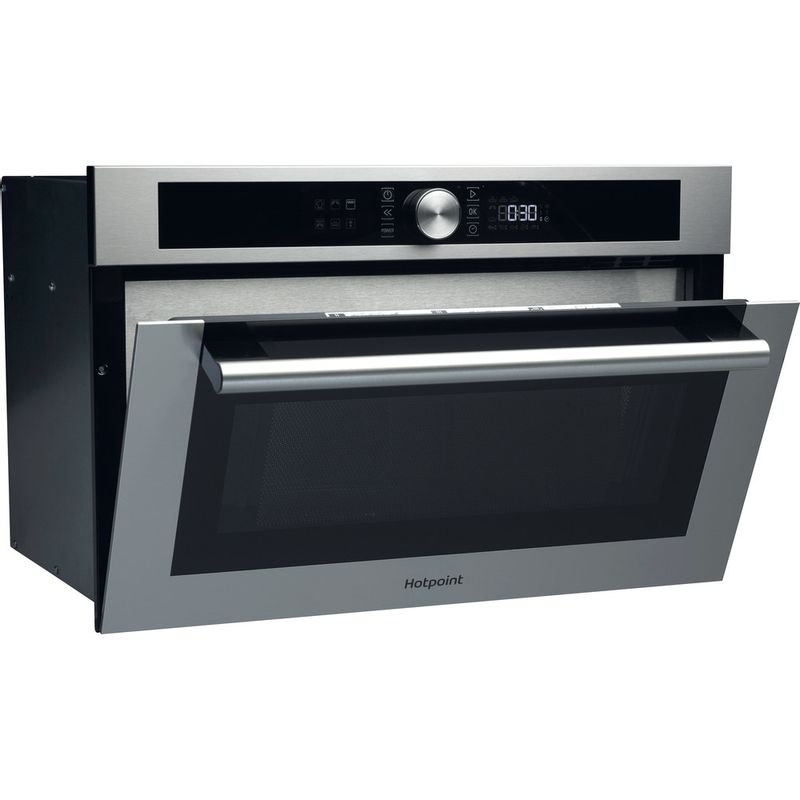 Hotpoint Class 4 MD454IXH Built In Microwave With Grill - Stainless Steel