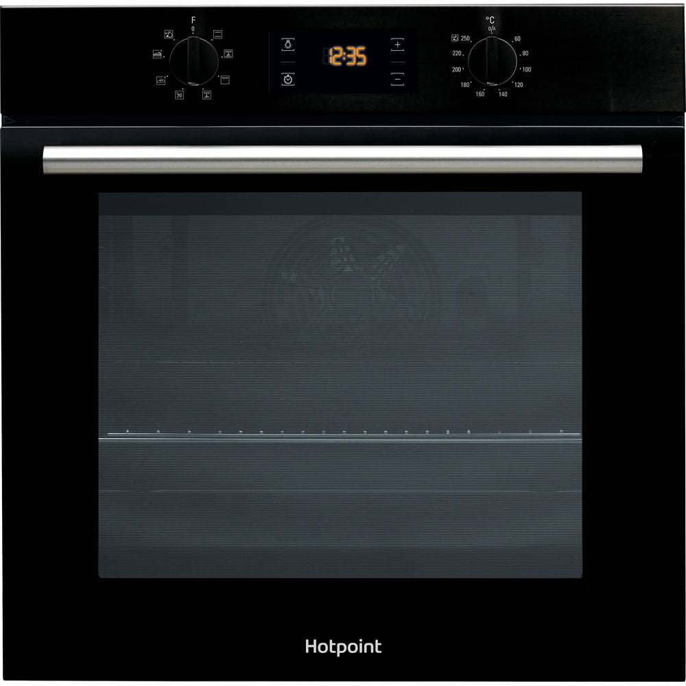 Hotpoint Class 2 MultiFlow Built-In Electric Single Oven - Black - Hydrolytic - A Rated - SA2540HBL