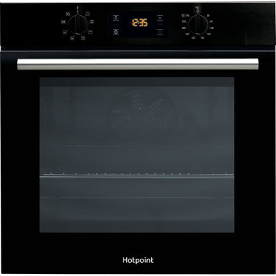 Hotpoint Class 2 MultiFlow Built-In Electric Single Oven - Black - Hydrolytic - A Rated - SA2540HBL