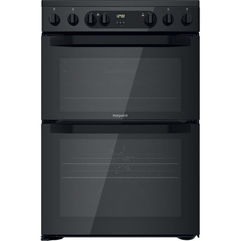 Hotpoint HDM67V9CMB/UK Electric Cooker with Ceramic Hob - Black - A/A Rated