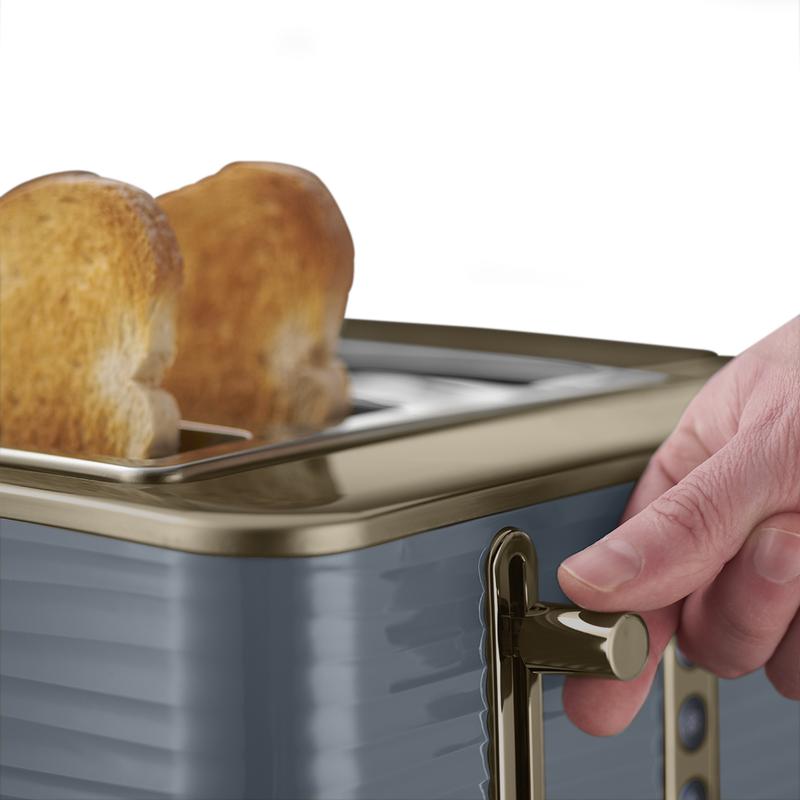 Russell Hobbs Inspire Brass 4 Slice Toaster - 24387