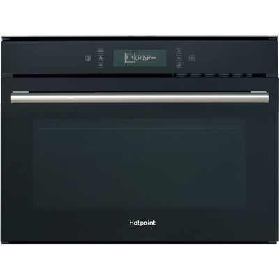 Hotpoint Multiwave MP676BLH 46cm High, Built In Combination Microwave Oven - Black