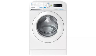 Indesit Push&Go BWE91496X WV UK 9kg Washing Machine with 1400 rpm - White - A Rated