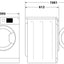 Indesit Push&Go BWE91496X WV UK 9kg Washing Machine with 1400 rpm - White - A Rated