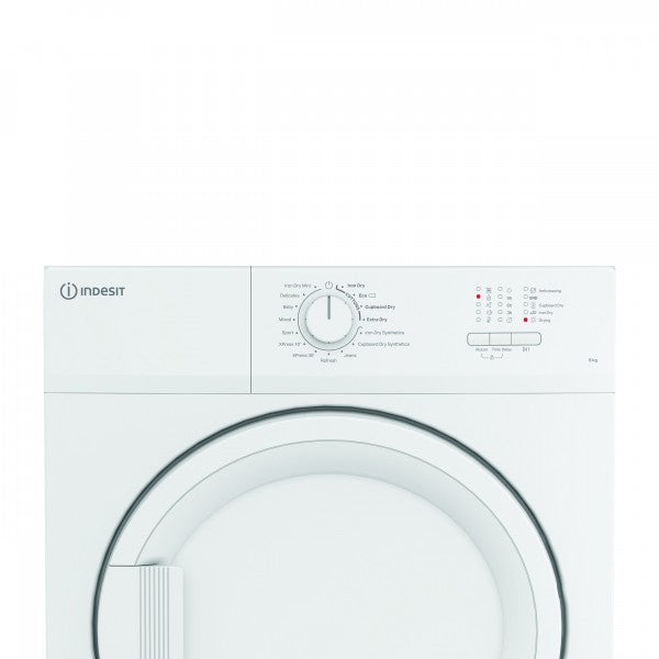 Indesit CYDA81WWGLUK Indesit Dryer 8Kg Vented Timer Dry White 15 Cycles