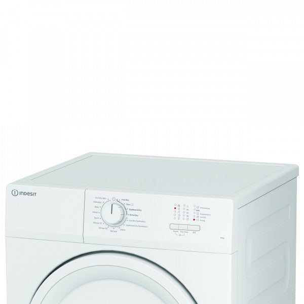 Indesit CYDA81WWGLUK Indesit Dryer 8Kg Vented Timer Dry White 15 Cycles