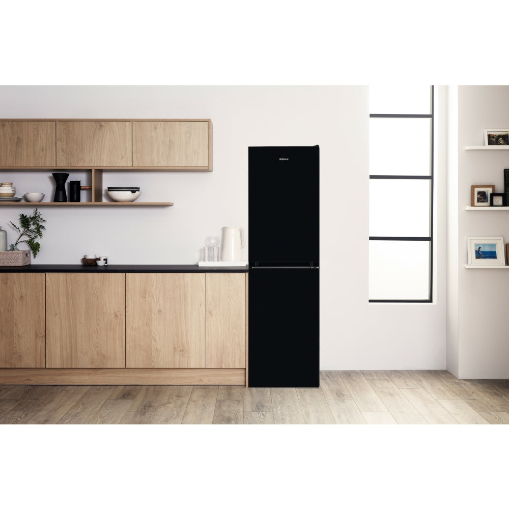 Hotpoint HBNF55182BUK Frost Free Fridge Freezer - Black