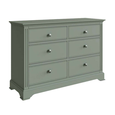 Essentials	BP Bedroom - Cactus green 6 Drawer Chest