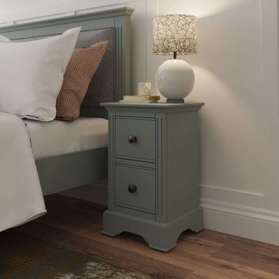 Essentials	BP Bedroom - Cactus green Small Bedside Cabinet