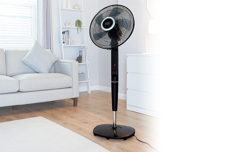 BLACK DECKER 16 Inch Pedestal Fan with Figure 8 Oscillation and