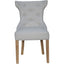 Essentials	Chair Collection - Winged Button Back Chair with metal ring