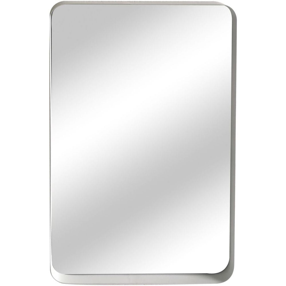 Essentials	Mirror Collection Iron Framed Mirror White