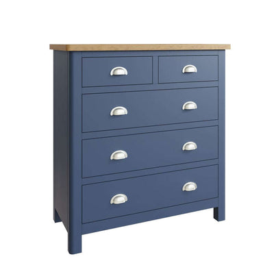 Essentials	RA Bedroom Blue 2 Over 3 Chest