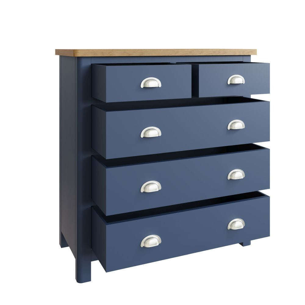 Essentials	RA Bedroom Blue 2 Over 3 Chest