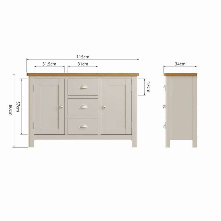 Essentials	RA Dining Truffle Large Sideboard