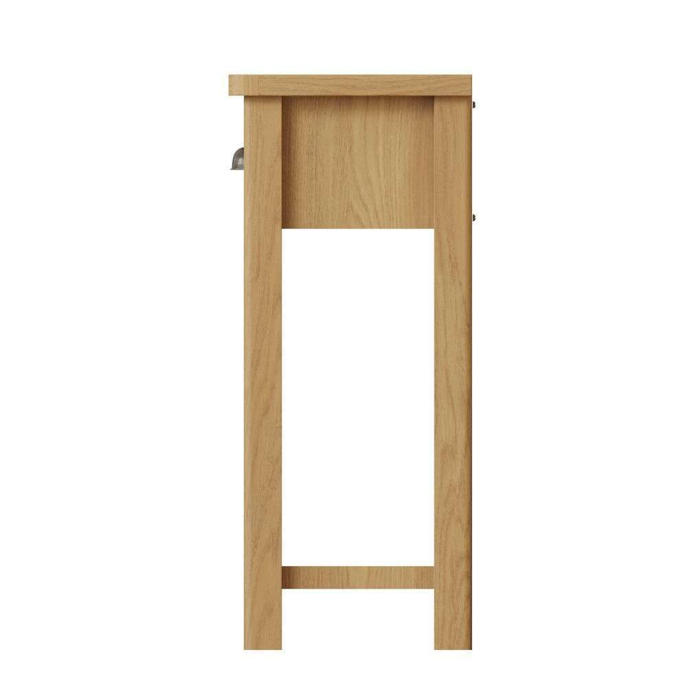 Essentials RAO Dining Telephone Table Rustic Oak