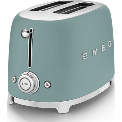 SMEG TSF01EGMUK 2 Slice Toaster Emerald Green