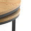 Bellini Round Nesting Coffee Table - Oak