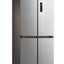 Midea MDRF632FIE46 Freestanding Fridge Freezer, No Frost, 474L, 305L Fridge+169L Freezer with LED Light,83.3cm Wide,Midea Inox