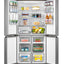 Midea MDRF632FIE46 Freestanding Fridge Freezer, No Frost, 474L, 305L Fridge+169L Freezer with LED Light,83.3cm Wide,Midea Inox