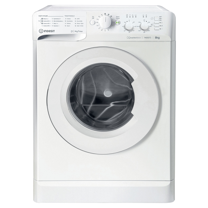 Indesit MTWC 81495 W UK 8kg Washing Machine with 1400 rpm - White - B Rated