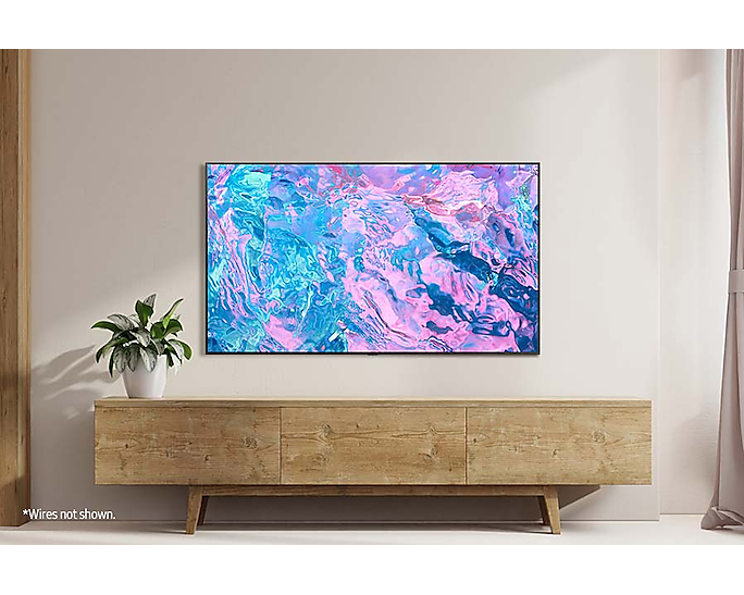 SAMSUNG 43'' Smart 4K Ultra HD HDR LED TV with Bixby & Alexa UE43CU7100