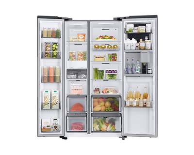 SAMSUNG RH69DG893EB1EU Beverage Center American-Style Smart Fridge Freezer - Black |